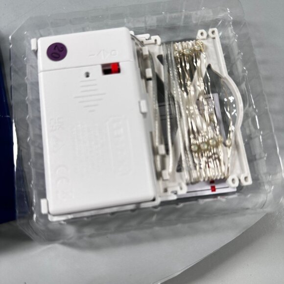 Lemax Village Lights Battery 20 Super Bright Multi Color Flashing Light String - Picture 10 of 14